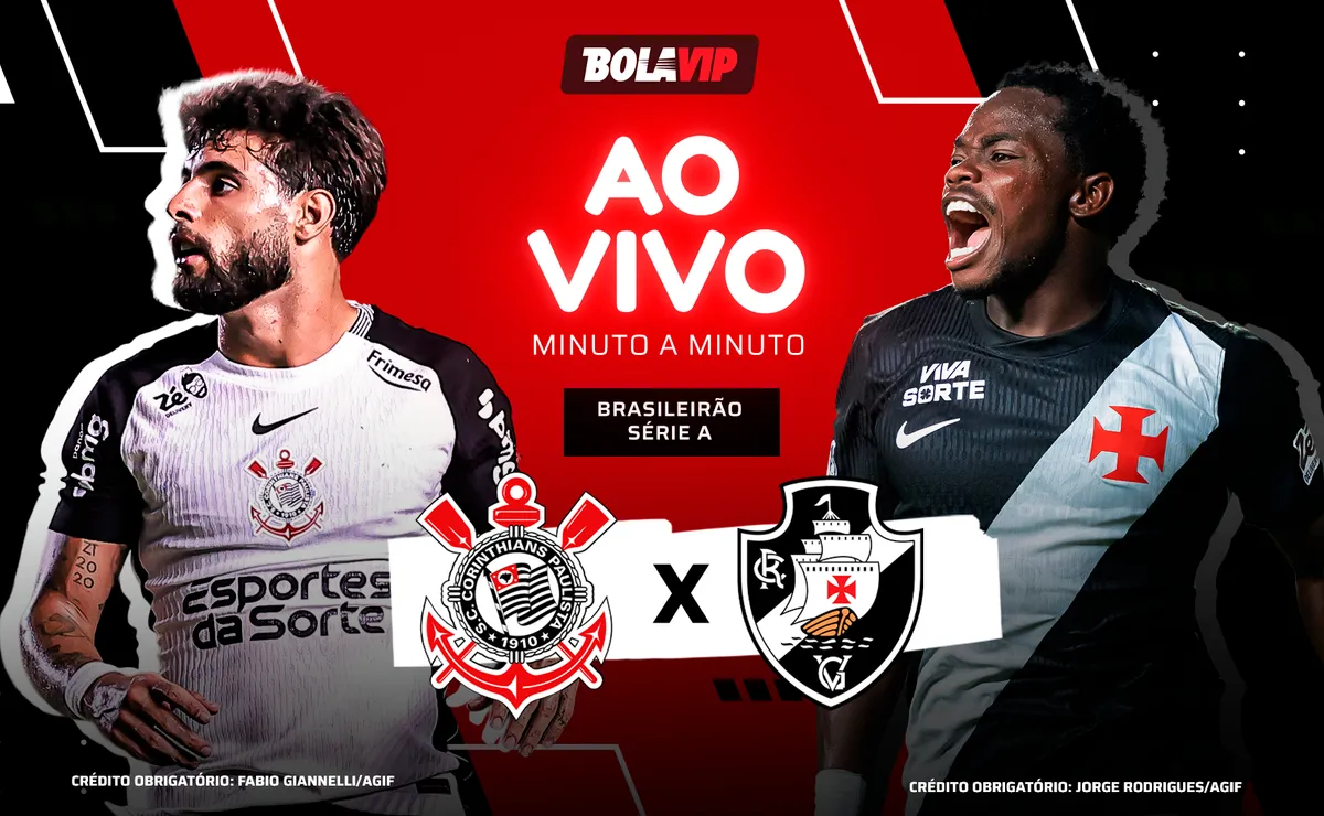 Corinthians x Vasco AO VIVO – 0 x 0 – Primeiro Tempo em andamento pelo Brasileirão 2026