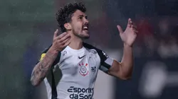 Gustavo Henrique jogador do Corinthians vibra durante cobranca de penalidades contra a Portuguesa Paulista no estadio Caninde pelo campeonato Paulista 2026. Foto: Marcello Zambrana/AGIF