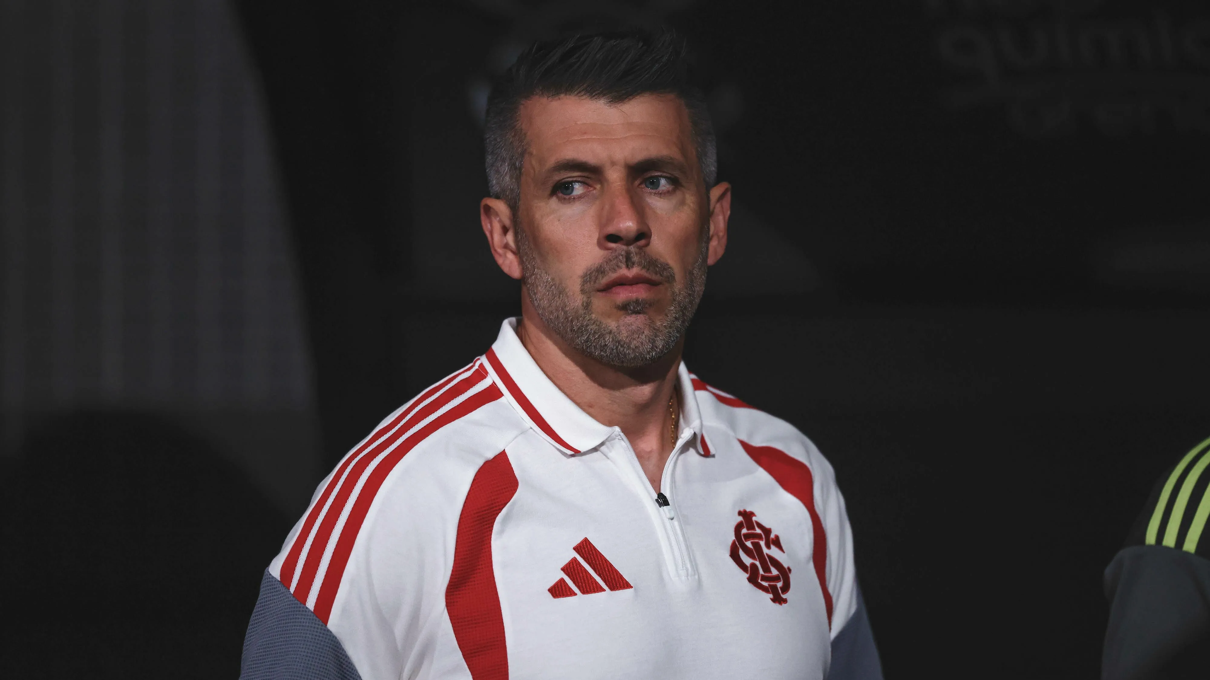 Paulo Pezzolano tecnico do Internacional durante partida contra o Corinthians no estadio Arena Corinthians pelo campeonato Brasileiro A 2026. Foto: Ettore Chiereguini/AGIF