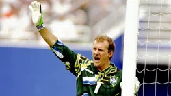 Cláudio Taffarel foi essencial na campanha do tetra em 1994 Credit: Chris Cole/Allsport