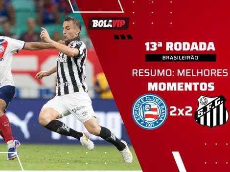 Santos marca dois mas cede empate no fim