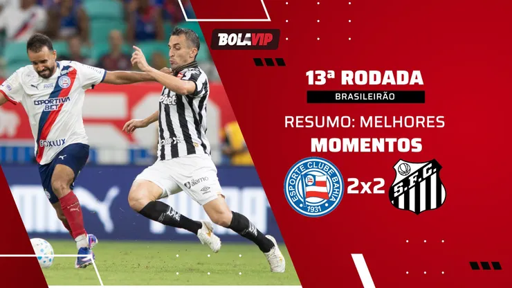 Santos marca dois mas cede empate no fim