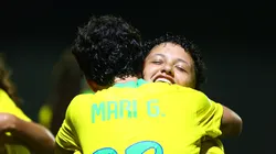 Mari comemora gol. Foto: Staff Images/CBF