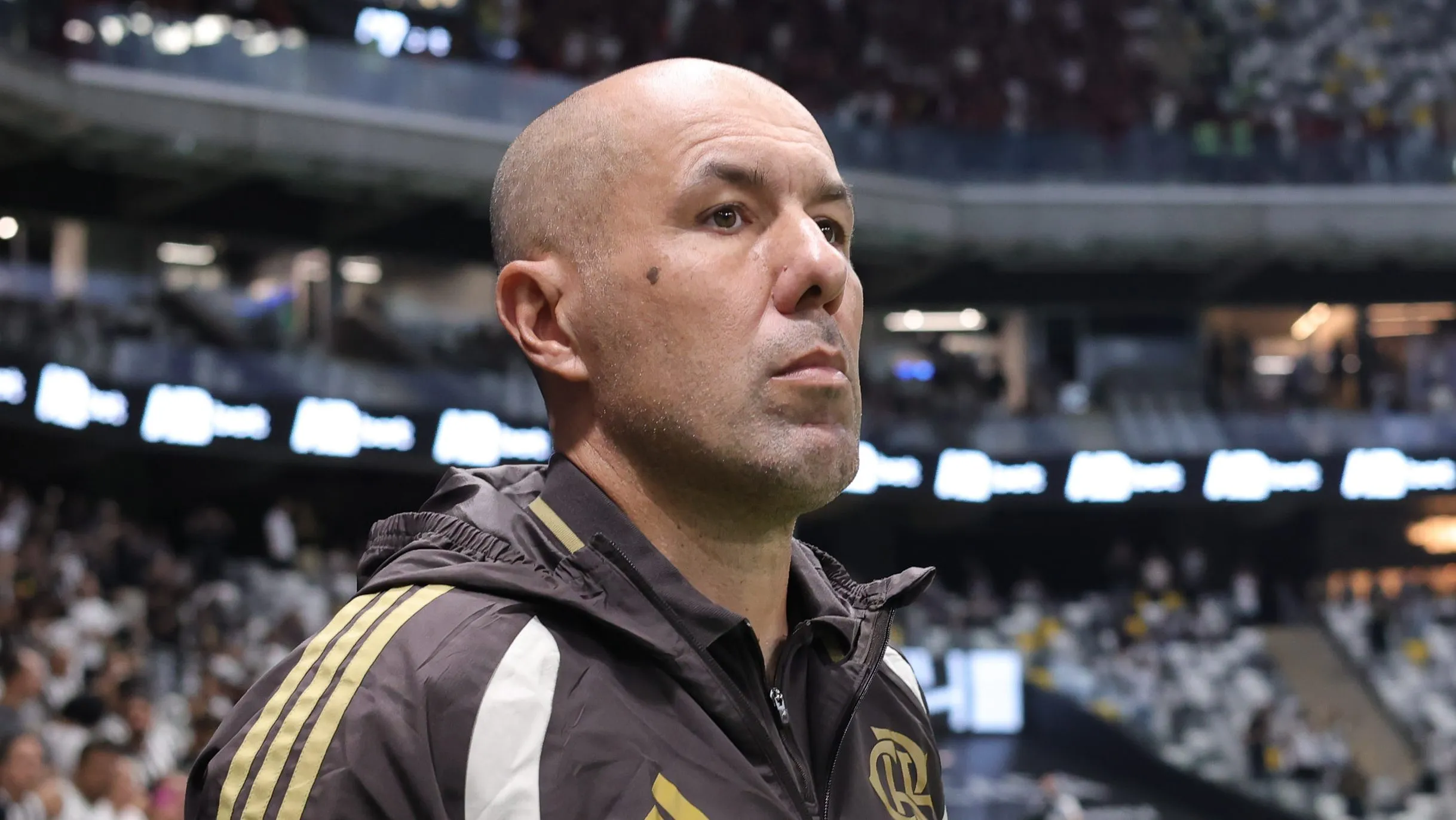 Leonardo Jardim durante a partida entre Atlético-MG x Flamengo