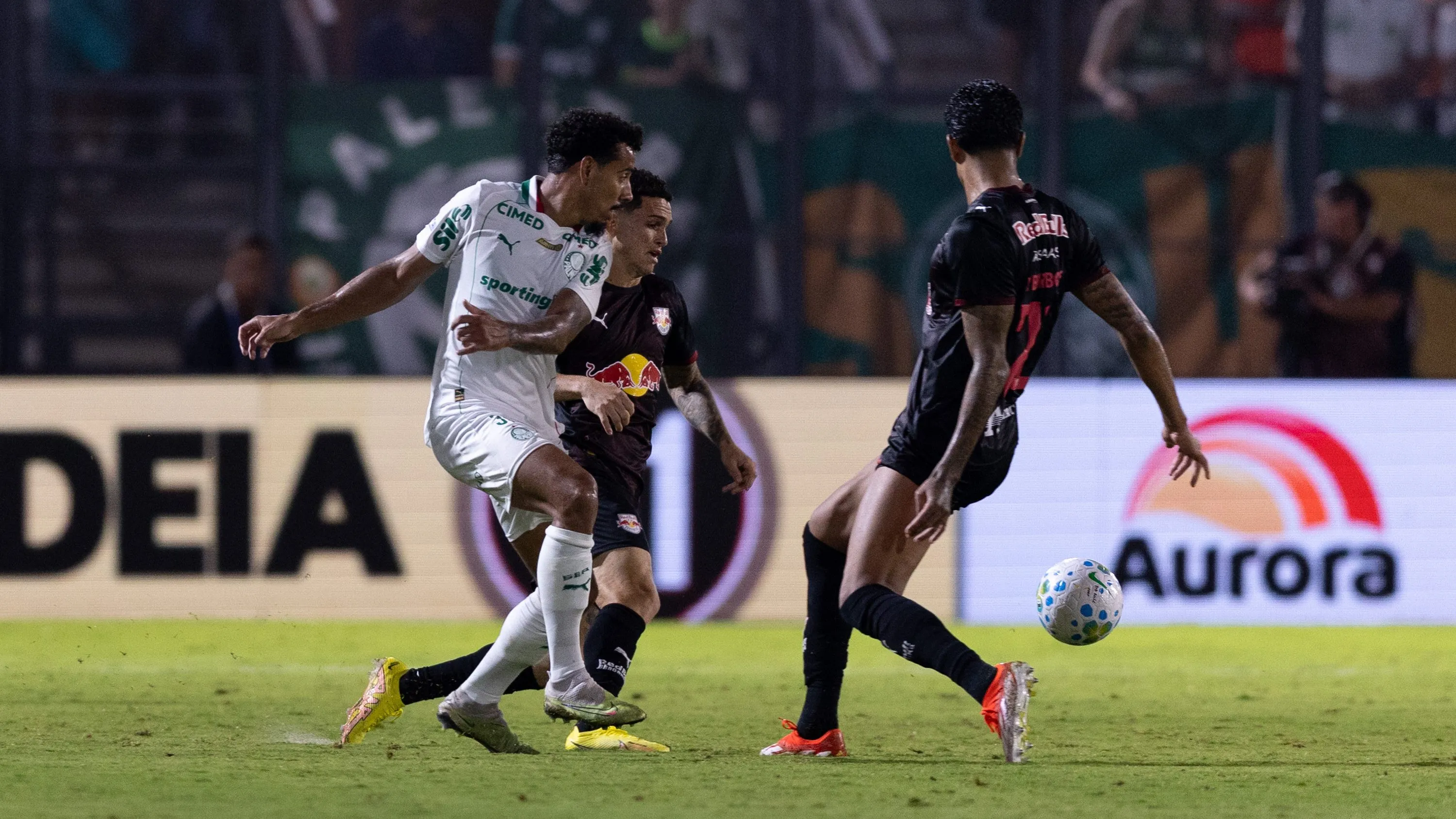Lance da partida entre Red Bull Bragantino vs Palmeiras, pelo campeonato Brasileiro 2026. Foto: Fabio Moreira Pinto/AGIF