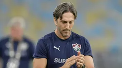 Zubeldia tecnico do Fluminense durante partida contra o Atletico-MG no estadio Maracana pelo campeonato Brasileiro A 2026.