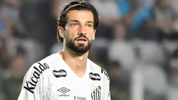 - Lautaro Diaz jogador do Santos durante partida contra o Sao Paulo