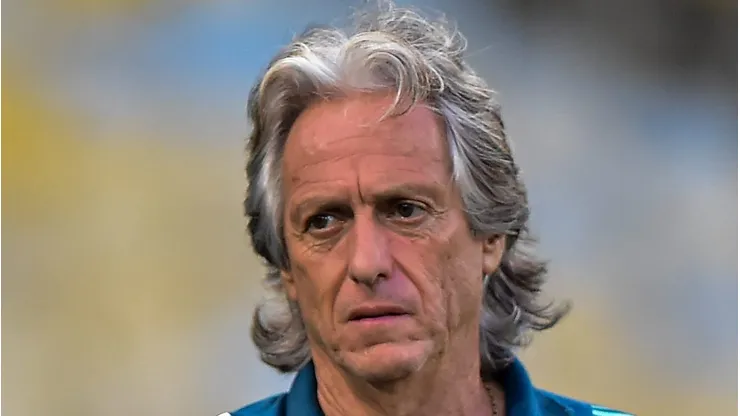 Jorge Jesus no Flamengo em 2020. Foto: Thiago Ribeiro/AGIF