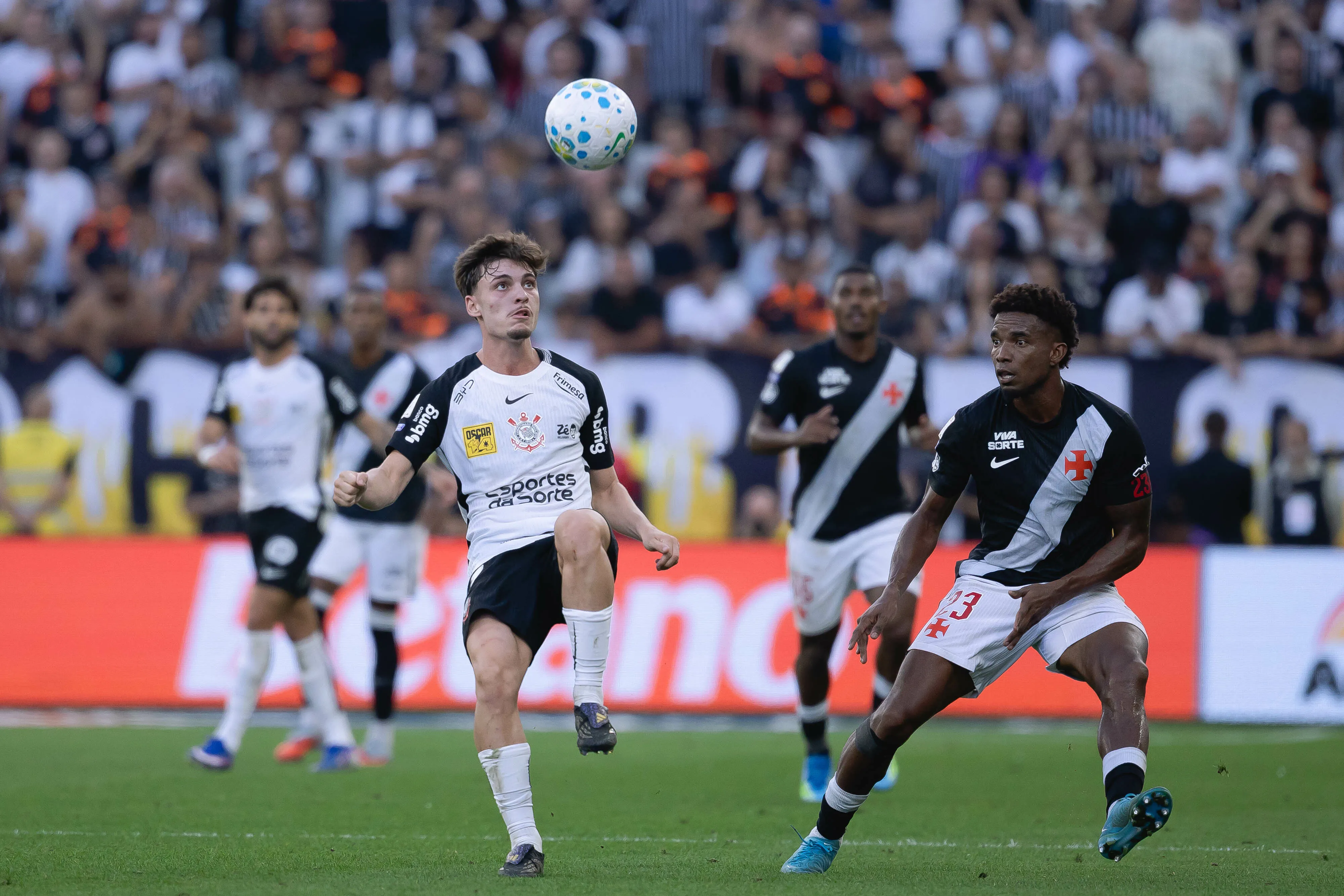 Vasco perdeu para o Corinthians pelo Brasileirão. Foto: Ettore Chiereguini/AGIF