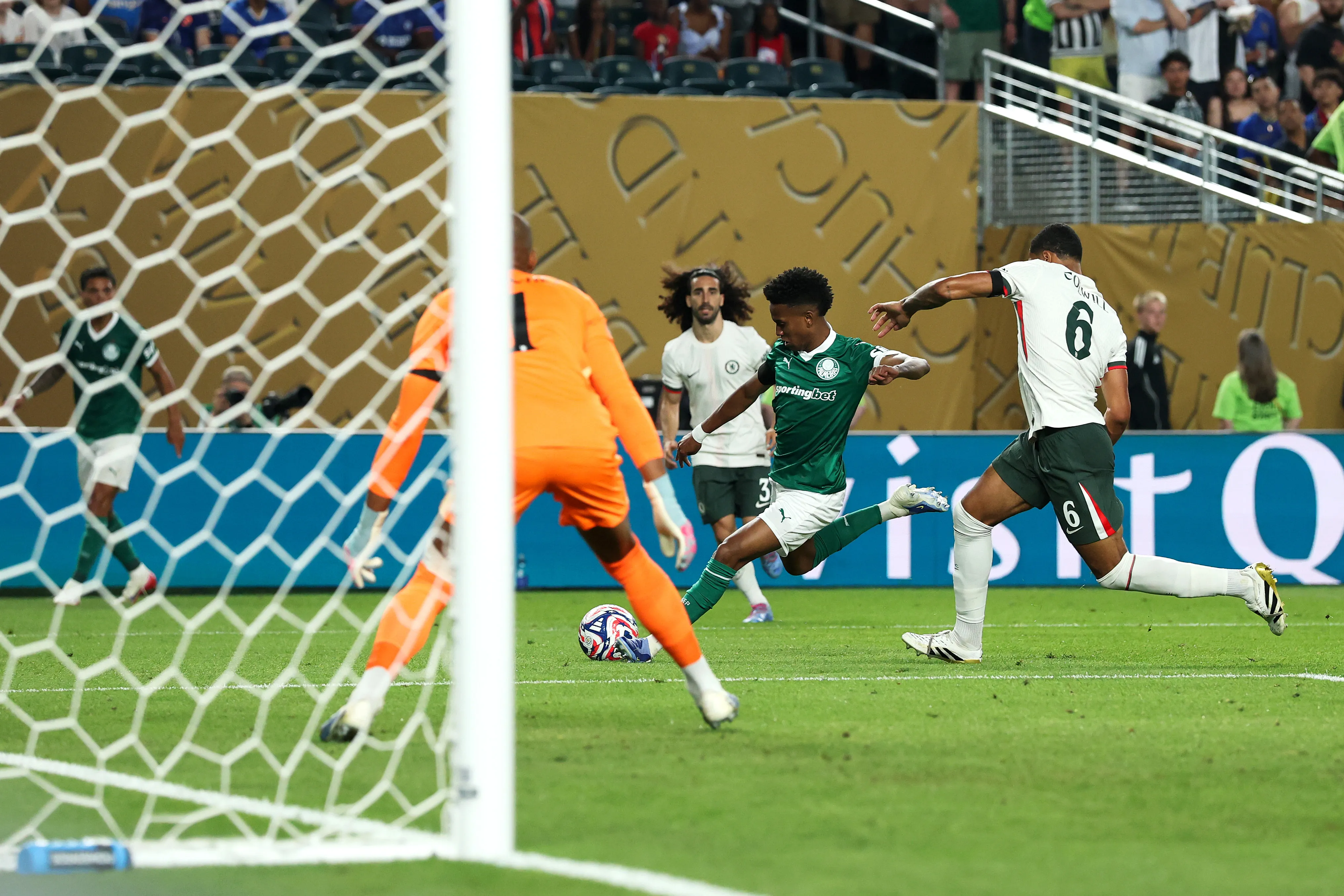 Palmeiras chegou às quartas de final do Mundial de 2025, perdendo para o campeão Chelsea por 2 a 1 – Foto: Francois Nel/Getty Images