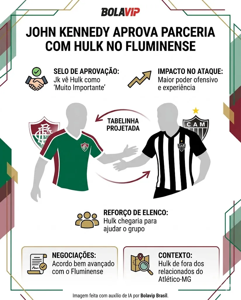 Infográfico - Foto: gerada com auxílio de IA pelo Bolavip Brasil.