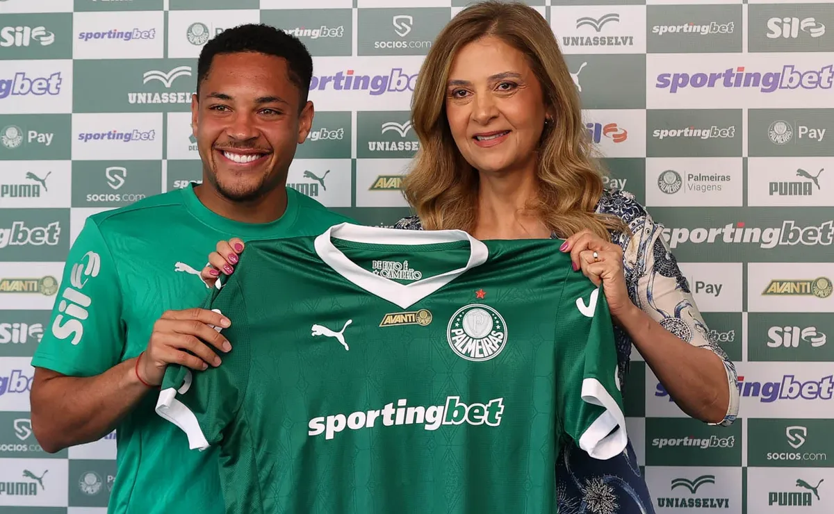 Vasco repete Leila Pereira no Palmeiras e avança com a SportingBet por R$ 120 milhões fixos de patrocínio máster