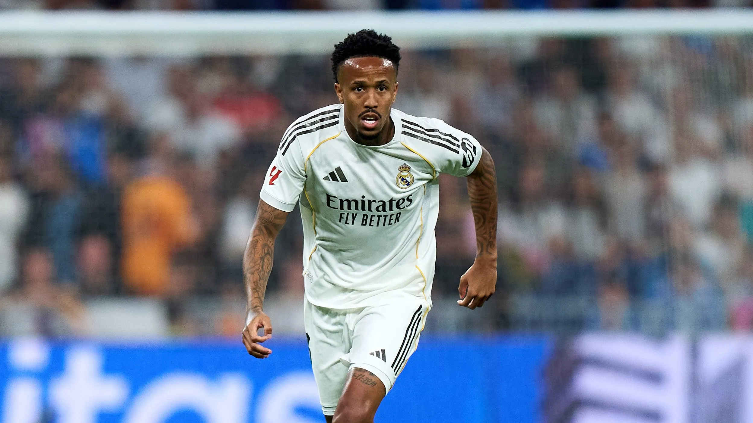 Militão durante jogo pelo Real Madrid. Photo by Angel Martinez/Getty Images