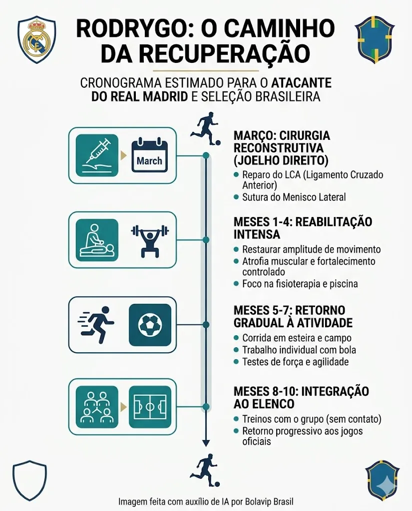 Infográfico - Foto: gerada com auxílio de IA pelo Bolavip Brasil.