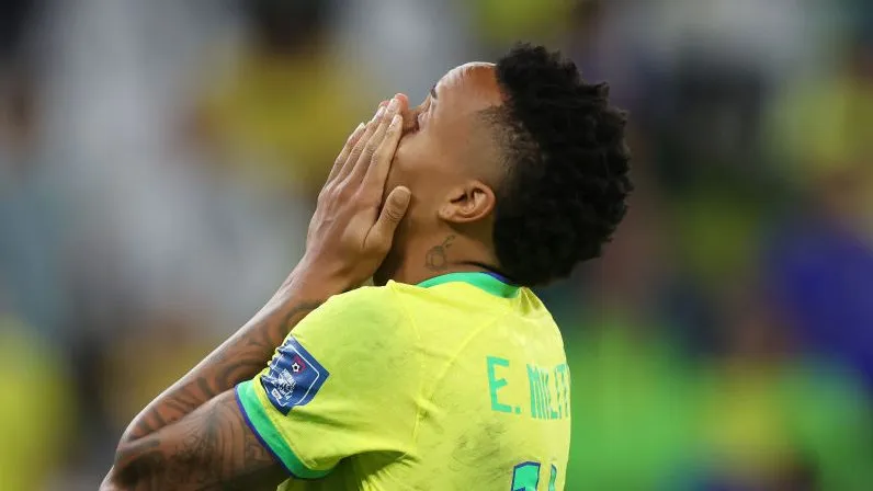 Militão pela Seleção. Foto: Alex Grimm/Getty Images