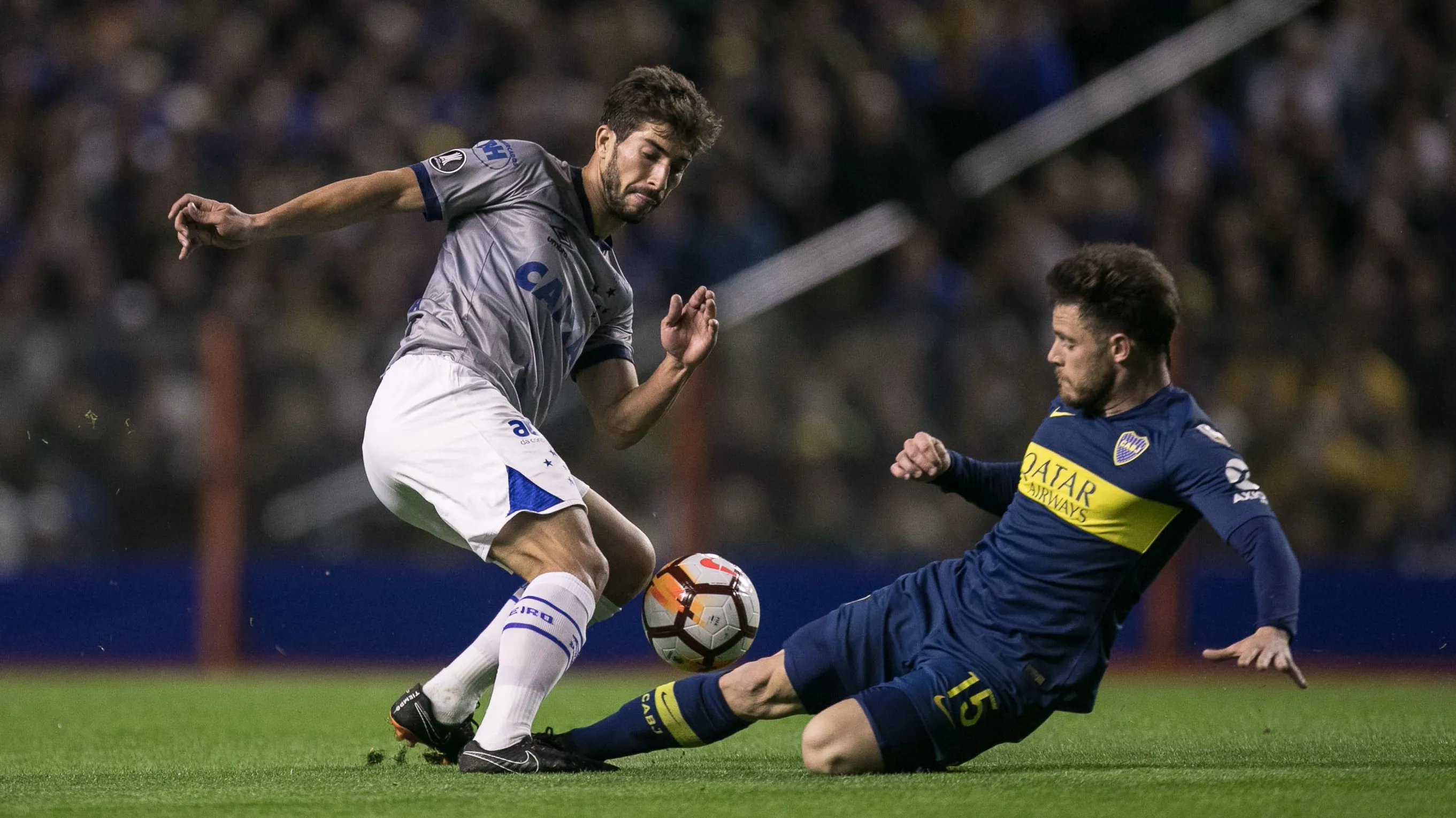 Boca e Cruzeiro na Libertadores 2018. Foto: Pedro Vale/AGIF