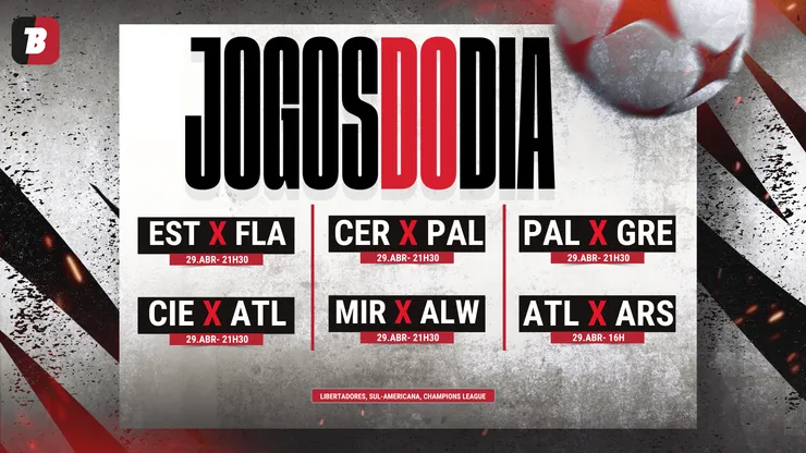 Confira os jogos de hoje