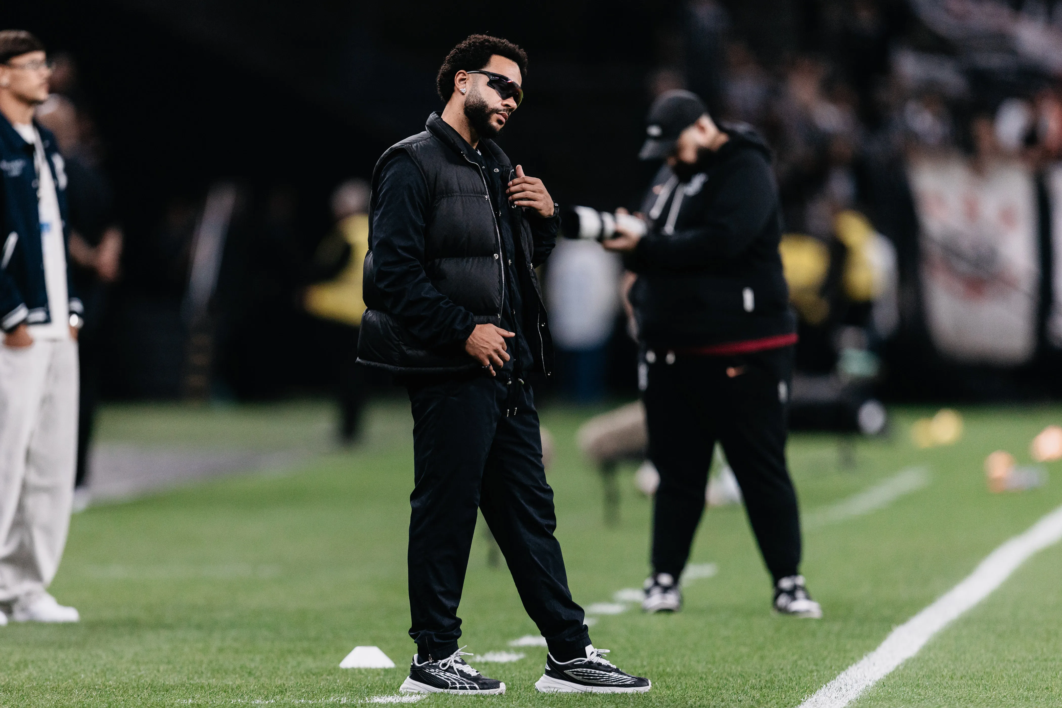 Memphis Dapay jogador do Corinthians durante partida contra o Santa Fe no estádio Arena Corinthians pelo campeonato Copa Libertadores 2026. Foto: Guilherme Veiga/RP FOTOPRESS/AGIF