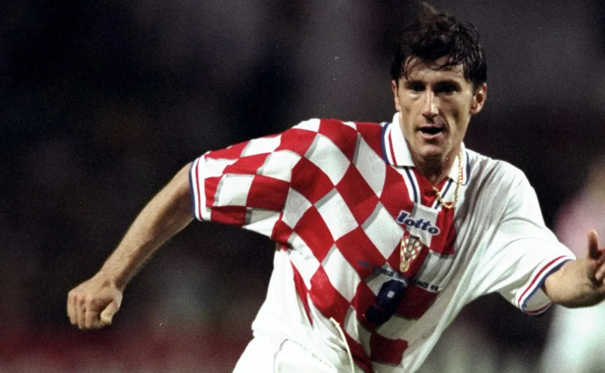 Davor Šuker brilhou em 1998 e se tornou o primeiro grande astro da Croácia em Mundiais