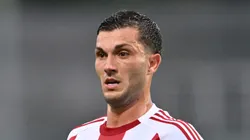 Revelado no Timão, Gabriel Strefezza tem contrato em definitivo hoje com o Olympiacos, da Grécia, e agradou Fernando Diniz