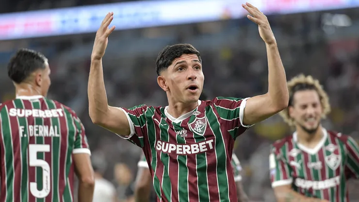 Savarino jogador do Fluminense durante partida contra o Chapecoense. Foto: Thiago Ribeiro/AGIF