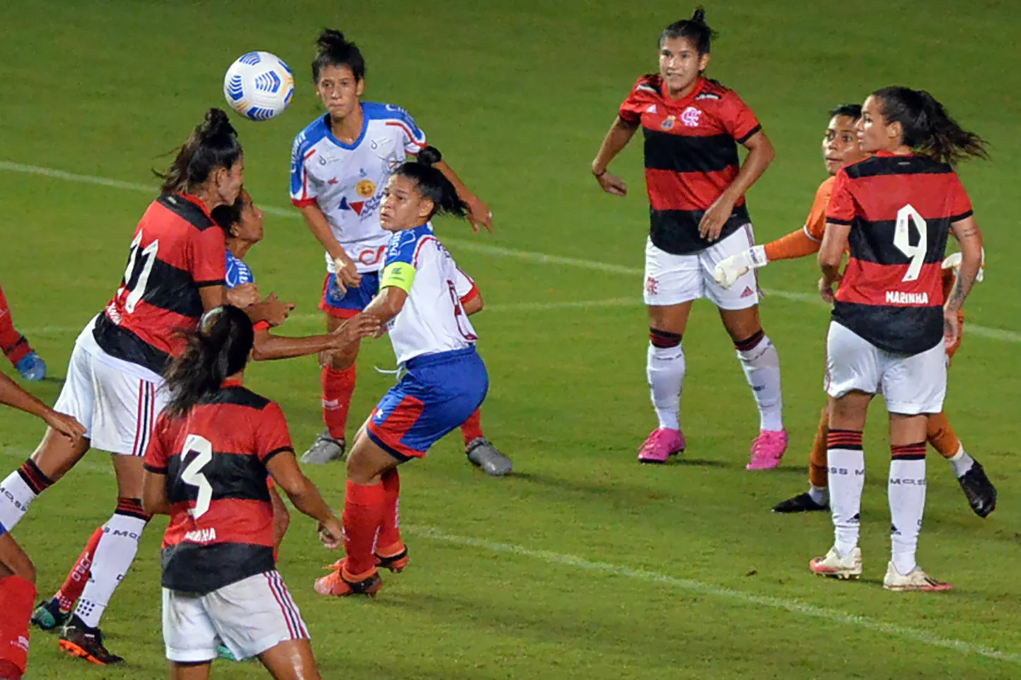 Flamengo x Bahia. Foto: Walmir Cirne/AGIF