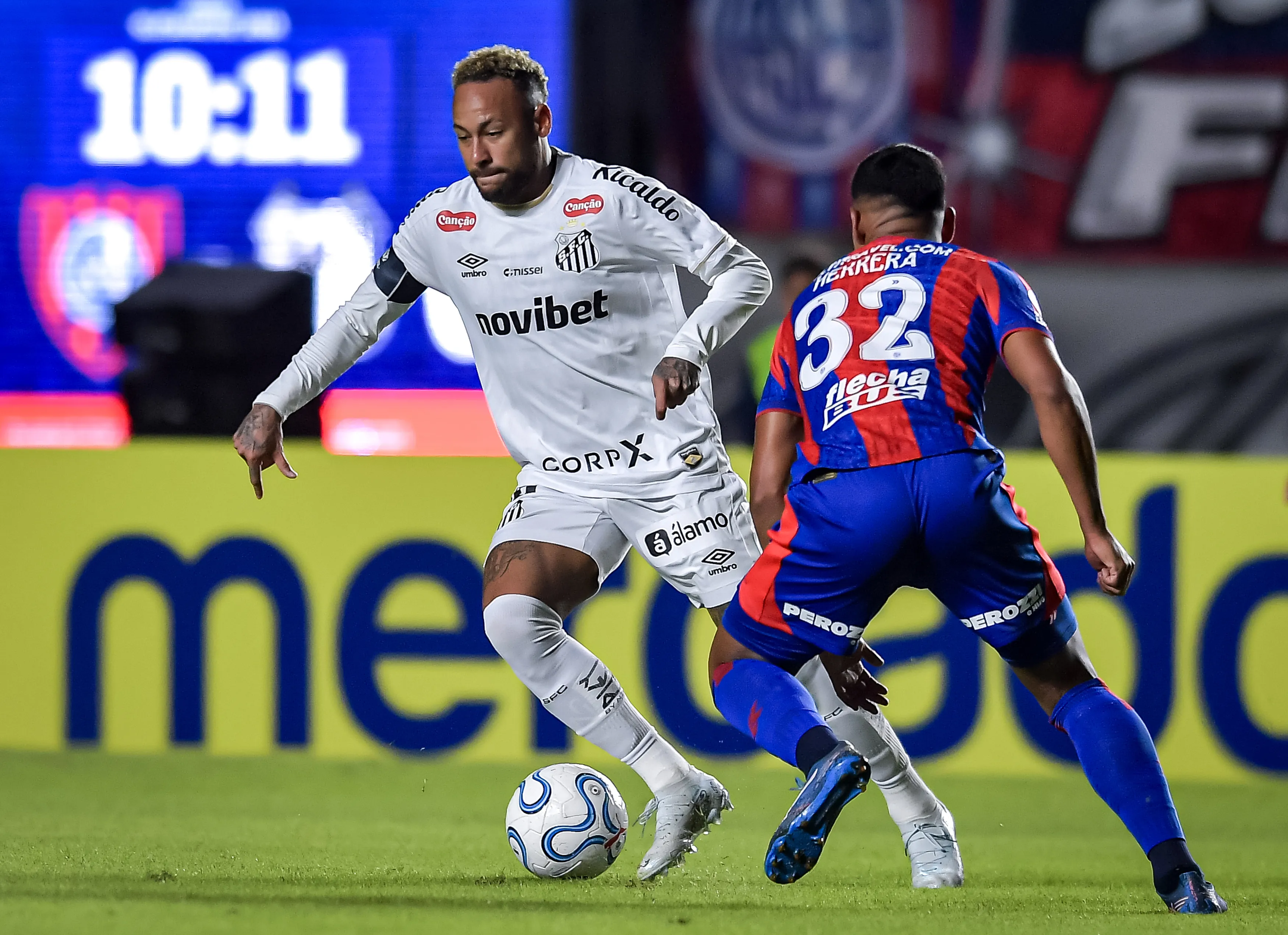 San Lorenzo x Santos. (Photo by Marcelo Endelli/Getty Images)