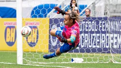 Taty Amaro, atual goleira do Santos. Foto: Alessandra Torres/AGIF