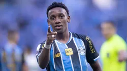 Gabriel Mec em campo pelo Grêmio. Foto: Maxi Franzoi/AGIF