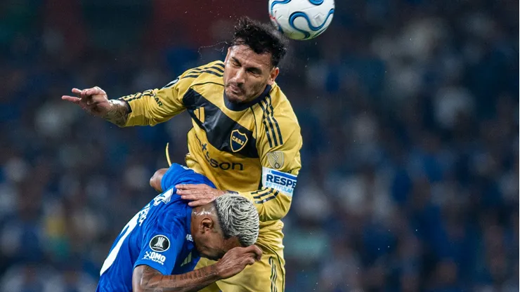 - Paredes jogador do Boca Juniors durante partida contra o Cruzeiro no estadio Mineirao