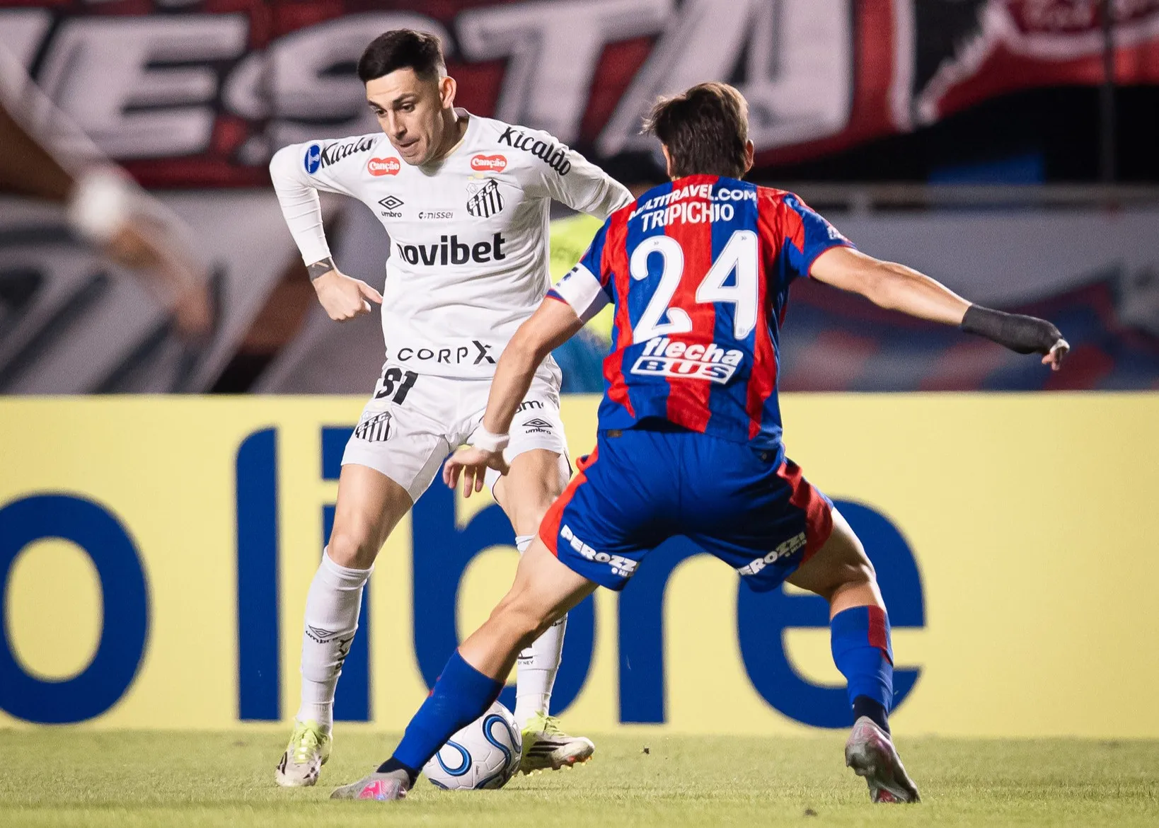 Santos empatou com o San Lorenzo pela Sul-Americana. Foto: Abenr Dourado/Santos FC