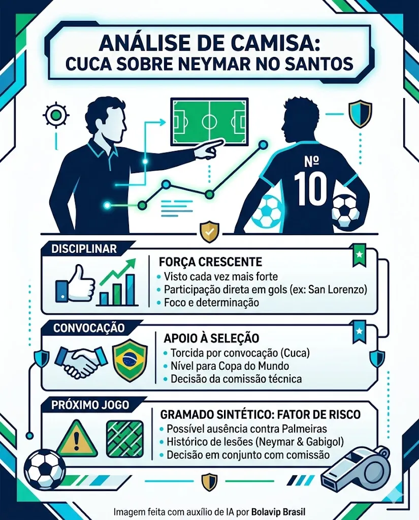 Infográfico - Foto: gerada com auxílio de IA pelo Bolavip Brasil.