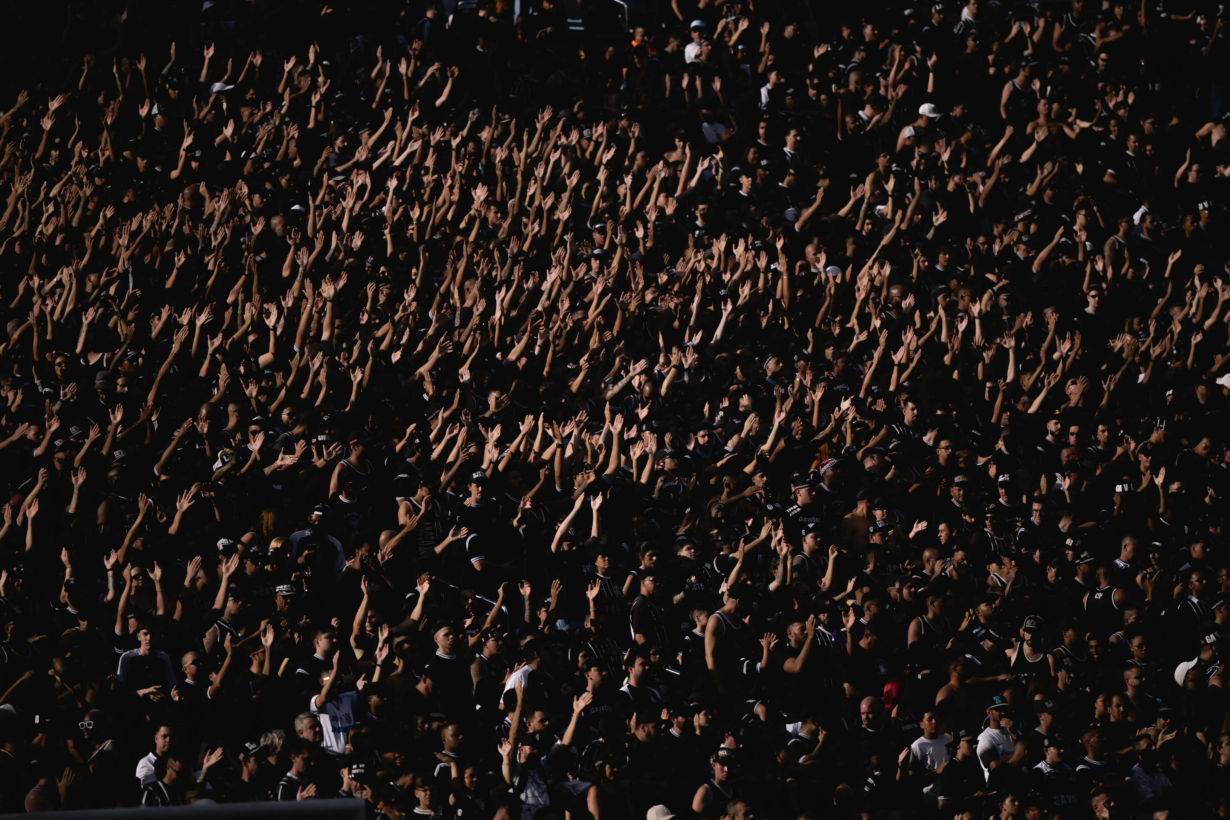 SP – SAO PAULO – 26/04/2026 – BRASILEIRO A 2026, CORINTHIANS X VASCO – Torcida do Corinthians durante partida contra Vasco no estadio Arena Corinthians pelo campeonato Brasileiro A 2026. Foto: Ettore Chiereguini/AGIF