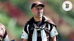 Leonardo Jardim técnico do Flamengo durante treinamento no Ninho do Urubu