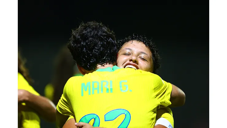 Mari comemora gol. Foto: Staff Images/CBF
