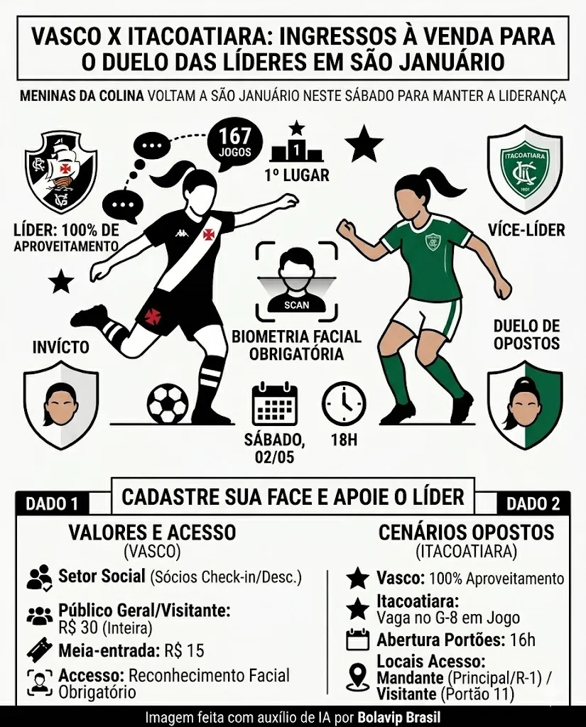 Infográfico gerado pelo Gemini AI/Bolavip Brasil