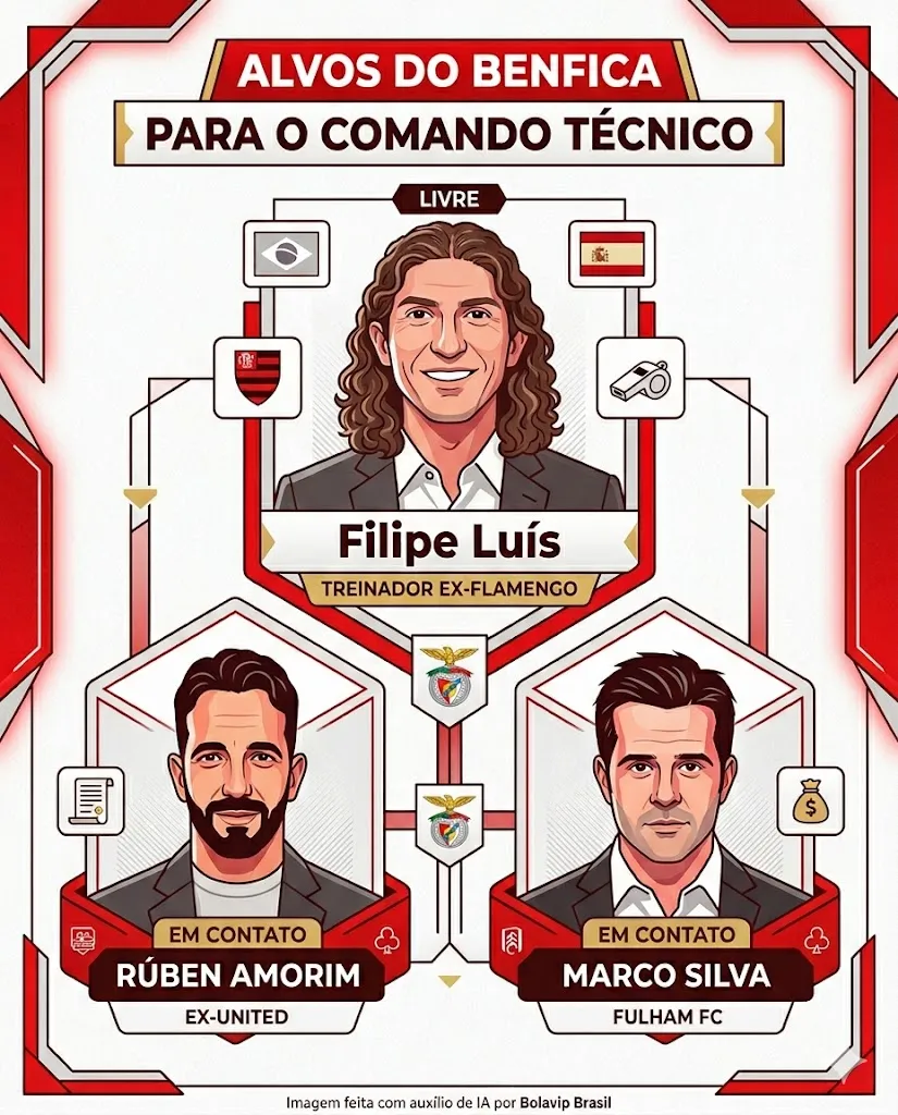 Infográfico - Foto: gerada com auxílio de IA pelo Bolavip Brasil.