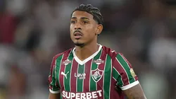 John Kennedy jogador do Fluminense durante partida contra o Independiente. Foto: Thiago Ribeiro/AGIF