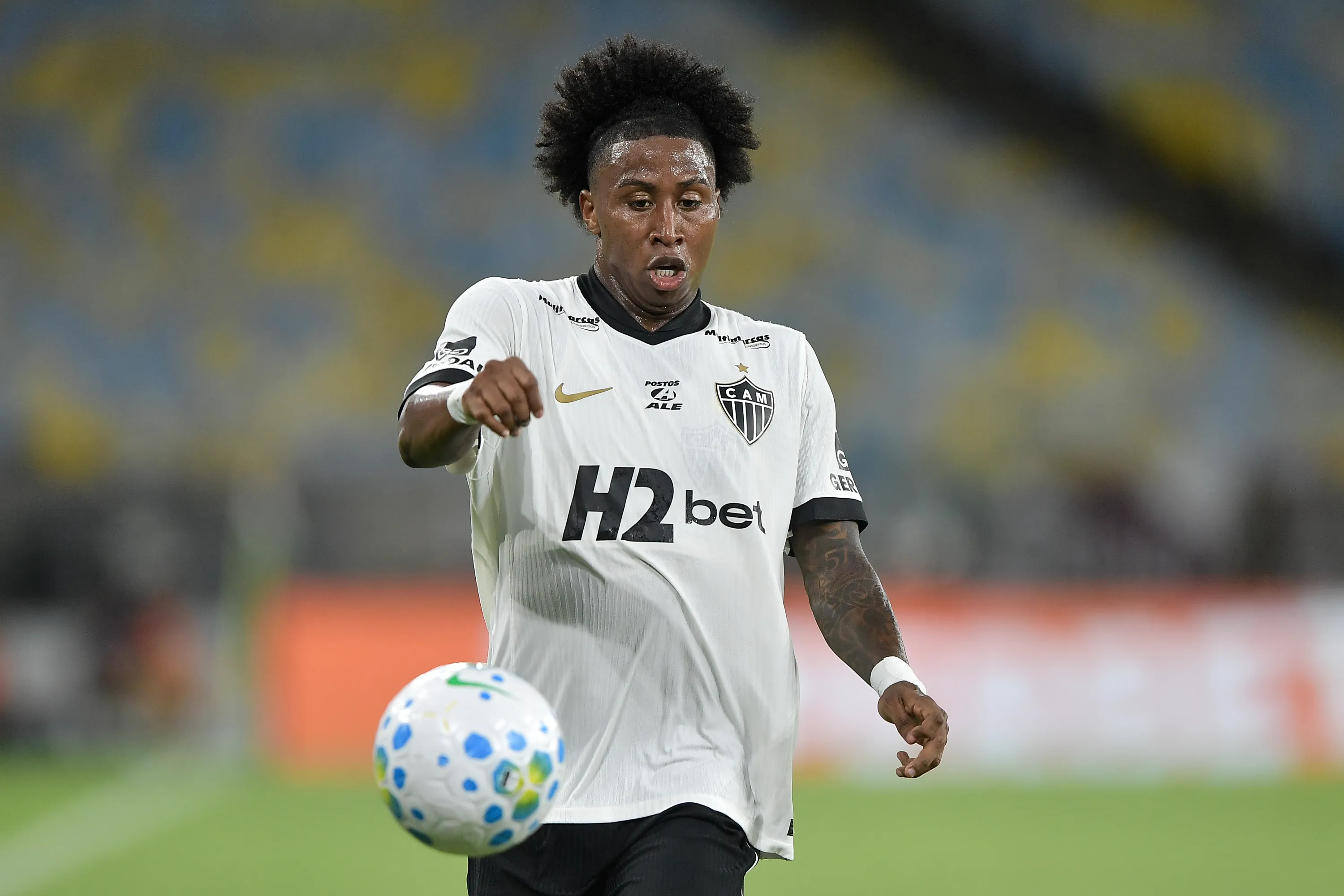 RJ – RIO DE JANEIRO – 21/03/2026 – BRASILEIRO A 2026, FLUMINENSE X ATLETICO-MG – Preciado jogador do Atletico-MG durante partida contra o Fluminense no estadio Maracana pelo campeonato Brasileiro A 2026. Foto: Thiago Ribeiro/AGIF