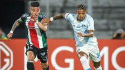 Lance da partida entre Grêmio e Palestino. FOTO: LUCAS UEBEL/GRÊMIO FBPA