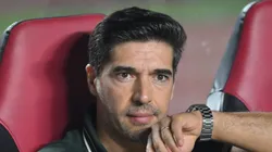 Abel Ferreira tecnico do Palmeiras durante partida contra o Sao Paulo no estadio Morumbi pelo campeonato Brasileiro A 2026. Foto: Jota Erre/AGIF