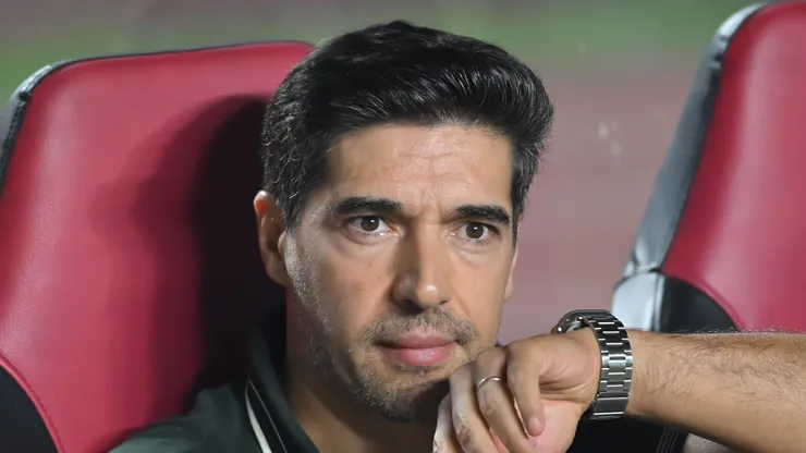 Abel Ferreira tecnico do Palmeiras durante partida contra o Sao Paulo no estadio Morumbi pelo campeonato Brasileiro A 2026. Foto: Jota Erre/AGIF