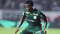 John Arias marcou o gol do Palmeiras diante do Cerro Porteño (Photo by Alexandre Schneider)