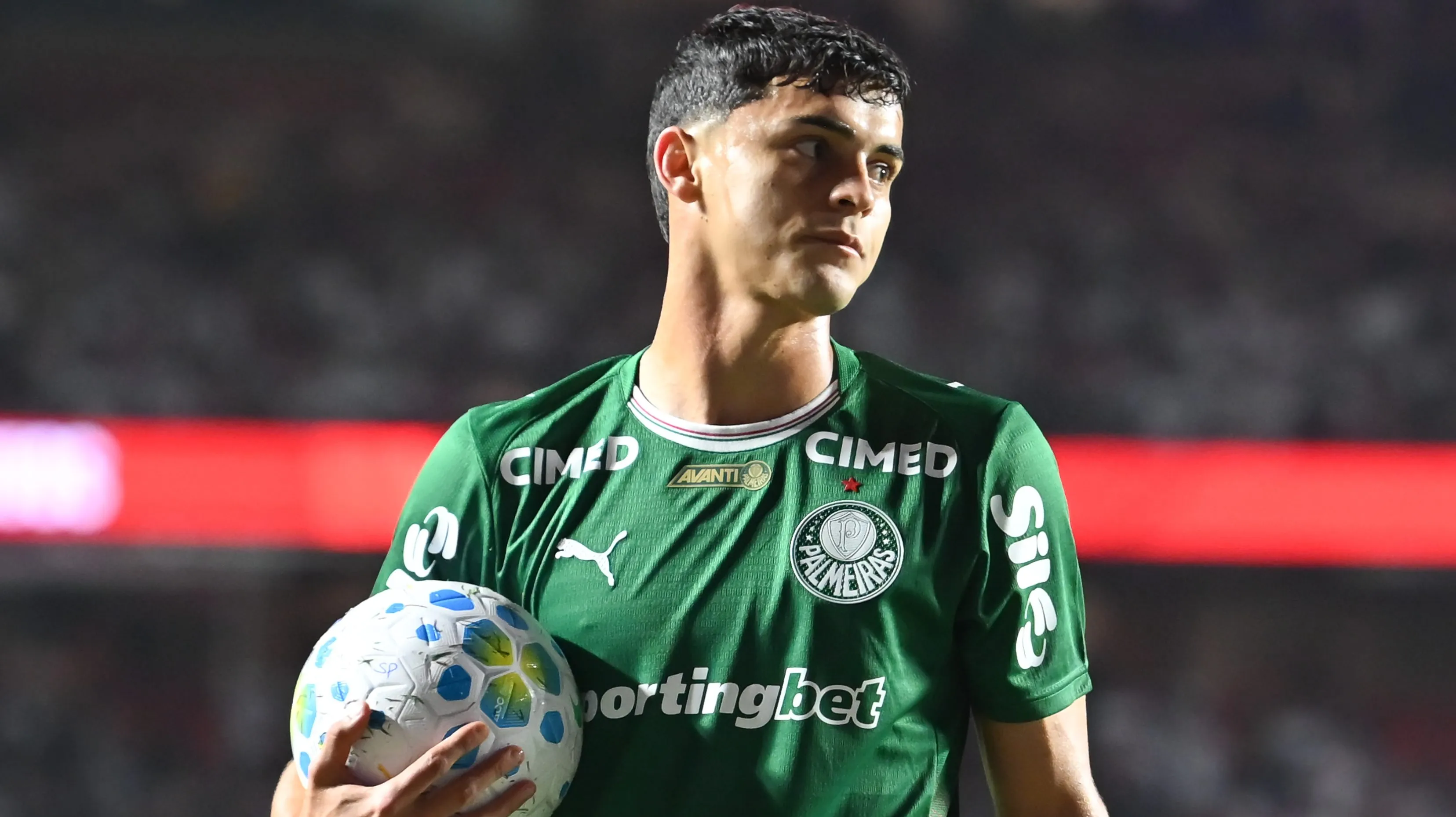 Paraguaio Ramón Sosa deve ser titular mais uma vez do Palmeiras ao lado de Flaco López – Foto: Jota Erre/AGIF