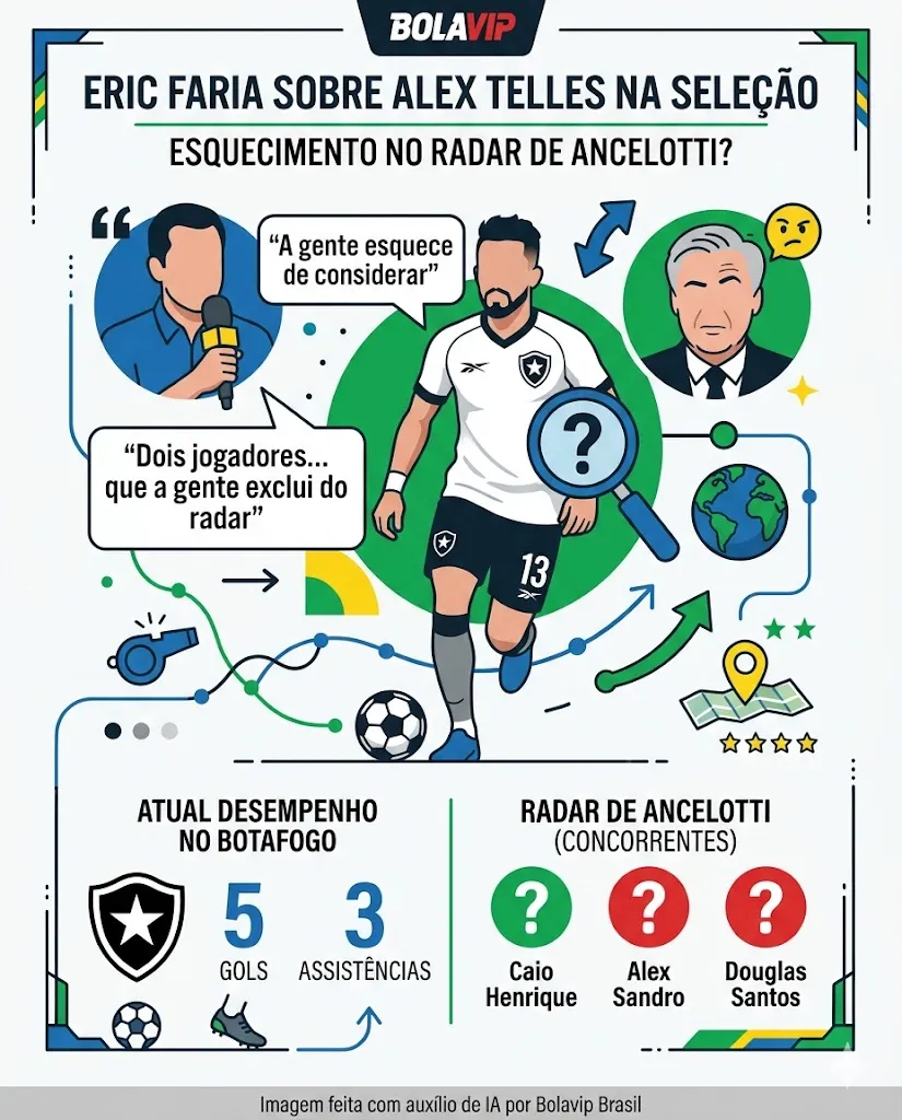 Infográfico - Foto: gerada com auxílio de IA pelo Bolavip Brasil.
