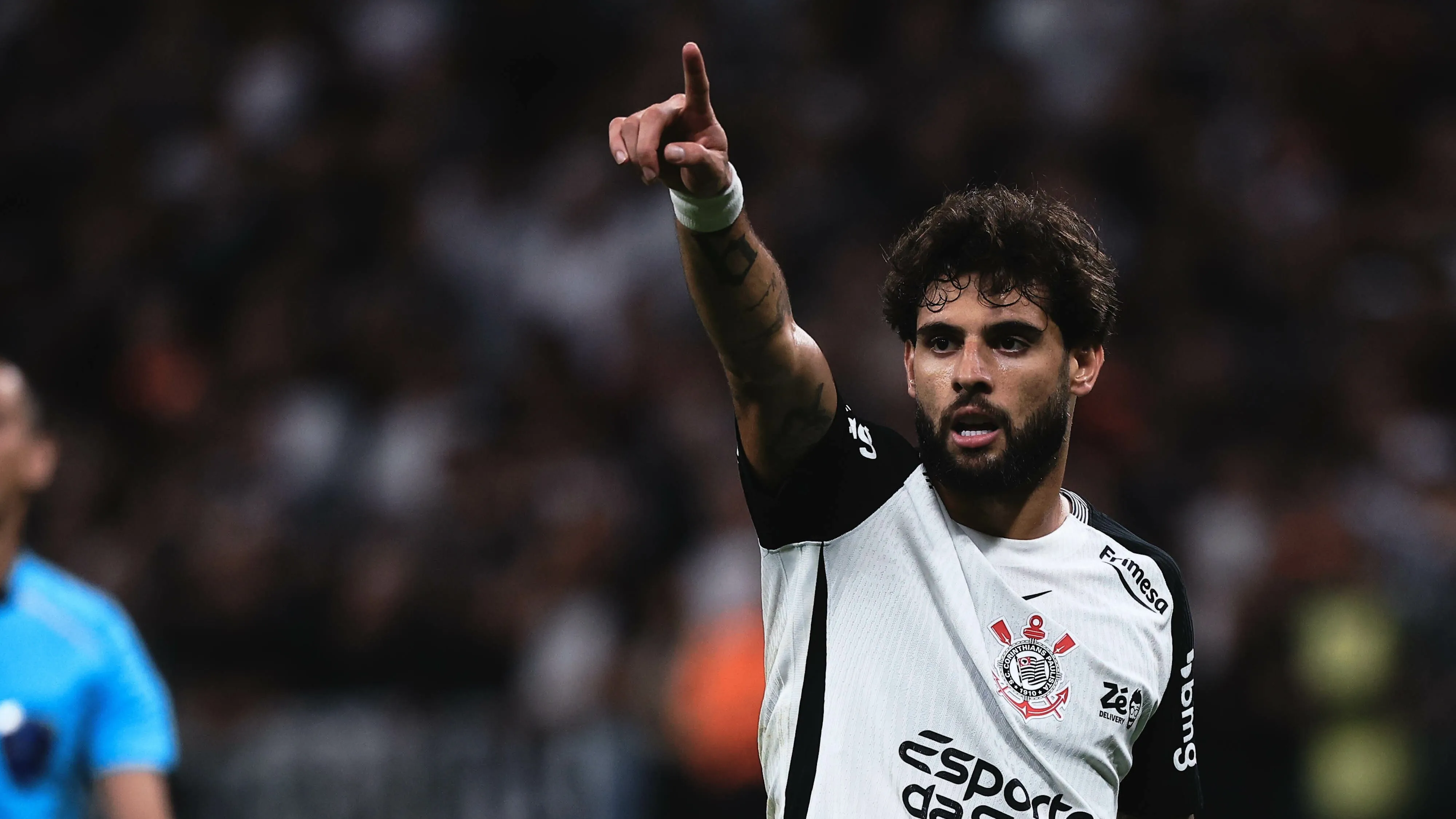 Yuri Alberto é titular no ataque do Corinthians. Foto: Ettore Chiereguini/AGIF