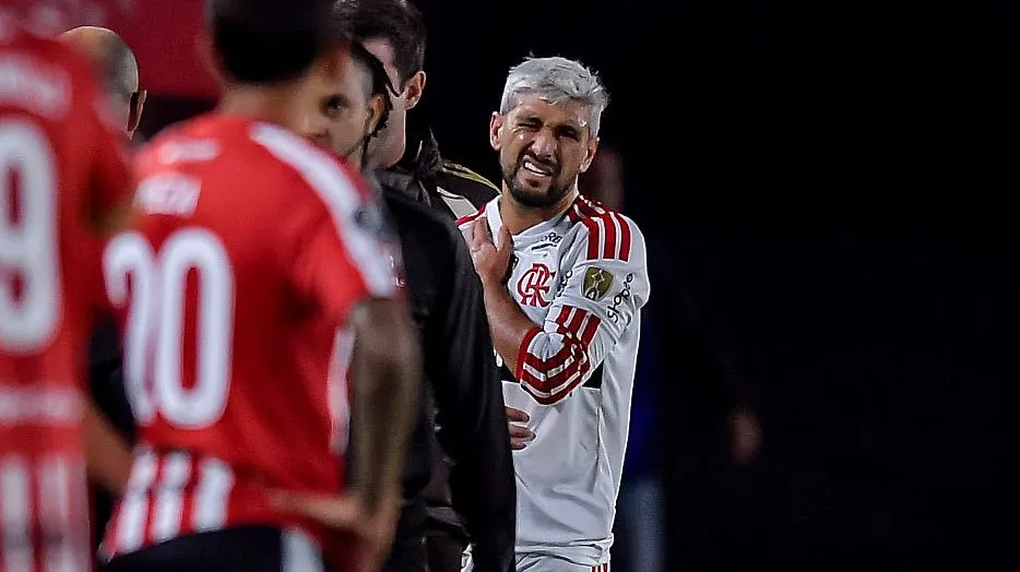 Arrascaeta pelo Flamengo. Foto: Marcelo Endelli/Getty Images