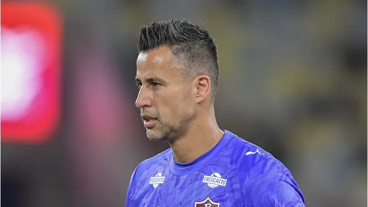 Fábio durante partida do Nense no Maracanã