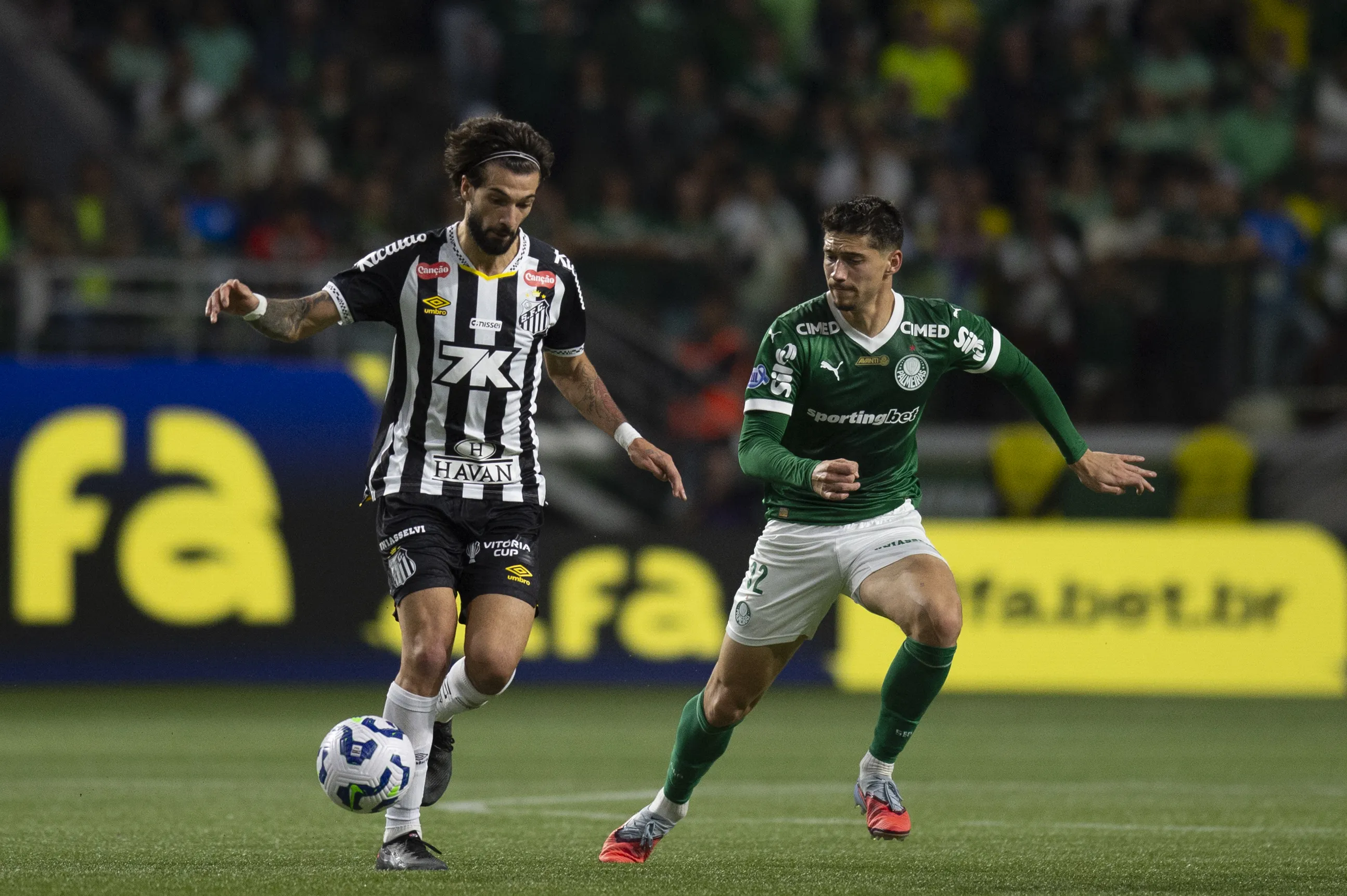 Santos tem retrospecto ruim no Allianz Parque. Foto: Anderson Romão/AGIF