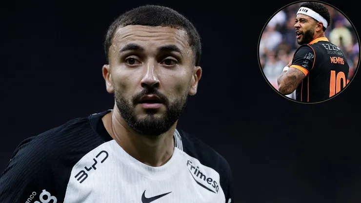Labyad, companheiro no Corinthians, confirmou que Memphis já decidiu seu futuro no SCCP - Fotos: Marcello Zambrana/AGIF e Fabio Giannelli/AGIF